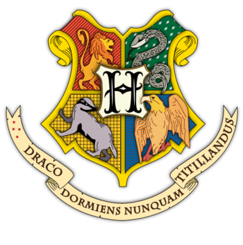Escudo del Colegio Hogwarts de Magia y Hechicería